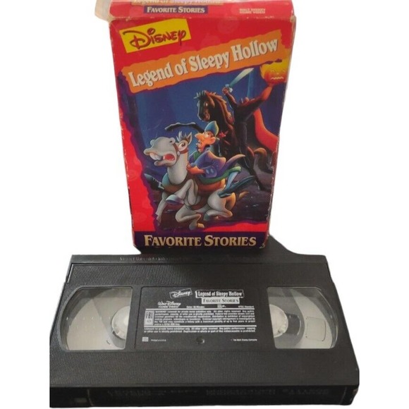 Vintage Disney Favorite Stories Legend of Sleepy Hollow Vhs Movie Collectible - Picture 3 of 7